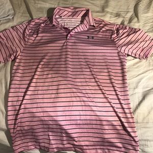 Under armour golf polo athletic fabric
